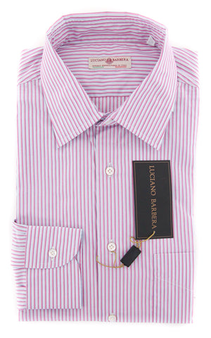 Luciano Barbera Pink Shirt - Slim - 15.75 US / 40 EU