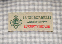 Borrelli Light Gray Shirt - Extra Slim - 15.75/40 - (EV415930VALERIO)