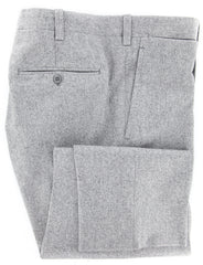 Orazio Luciano Light Gray Flannel Suit - Double Breasted - 46/56