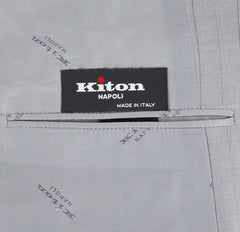 Kiton Light Gray Super 180s Suit - 44/54 - (UA90/989728/W2/R7)