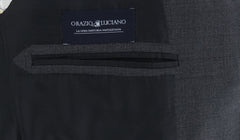 Orazio Luciano Gray Wool Solid Suit - (AUSUIT3BX5) - Parent