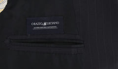 Orazio Luciano Midnight Navy Blue Wool Suit - (AUSUIT3BR7X6) - Parent