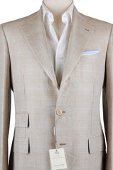 Orazio Luciano Beige Plaid Sportcoat - 38/48 - (FINTO3BOTTONILAV3541)