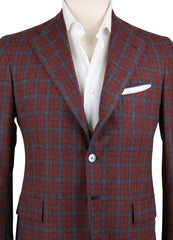 Orazio Luciano Orange Wool Plaid Sportcoat - (OLSPTCHKR6X11) - Parent