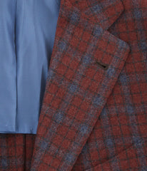 Orazio Luciano Orange Wool Plaid Sportcoat - (OLSPTCHKR6X11) - Parent