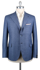 Orazio Luciano Blue Virgin Wool Sportcoat - 44/54 - (OLWOBLUR6X9)