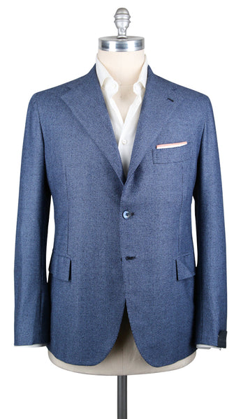 Orazio Luciano Blue Virgin Wool Sportcoat - (OLWOBLUR6X9) - Parent