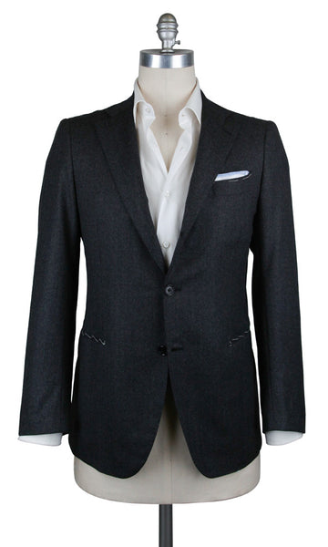 Principe d'Eleganza Gray Wool Sportcoat - (3BC135931) - Parent