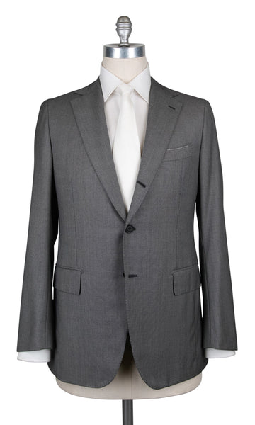 Principe d'Eleganza Gray Wool Fancy Suit - (VB51180192719) - Parent