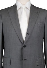 Principe d'Eleganza Gray Wool Fancy Suit - (VB51180192719) - Parent