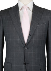 Principe d'Eleganza Gray Wool Window Pane Suit - (V84181122) - Parent