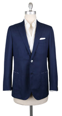 Principe d'Eleganza Navy Blue Wool Solid Sportcoat - (NW) - Parent