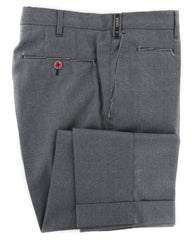 PT Pantaloni Torino Gray Solid Pants - (COVFKCMA79220) - Parent