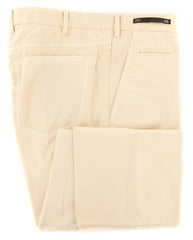 PT Pantaloni Torino Cream Solid Pants - Slim - 42/58 - (COVTJ7VE2325)