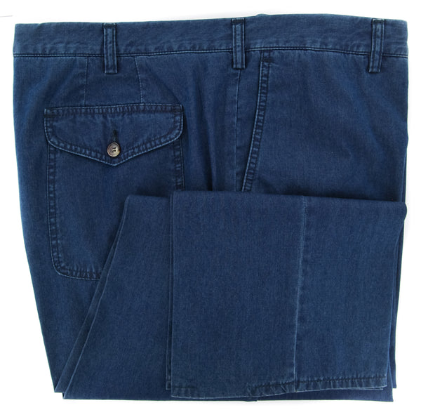 Rota Blue Solid Pants - Full - (1002C194007) - Parent