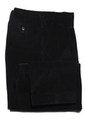 Sartorio Napoli Black Solid Wool Pants - Slim - 34/50 - (1193)