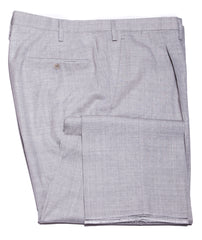 Sartorio Napoli Gray Solid Wool Pants - Slim - (1191) - Parent