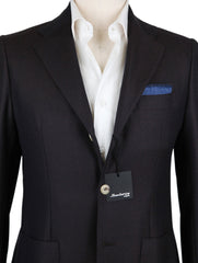 Sartorio Napoli Dark Brown Wool Fancy Sportcoat - (SA1026177) - Parent