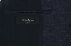 Sartorio Napoli Midnight Navy Blue Melange Suit - (SA9191711) - Parent