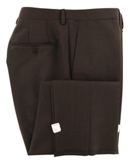 Sartorio Napoli Dark Brown Wool Blend Solid Suit - (SA919178) - Parent