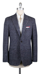Sartorio Napoli Navy Blue Fancy Sportcoat - 38/48 - (SA918179)