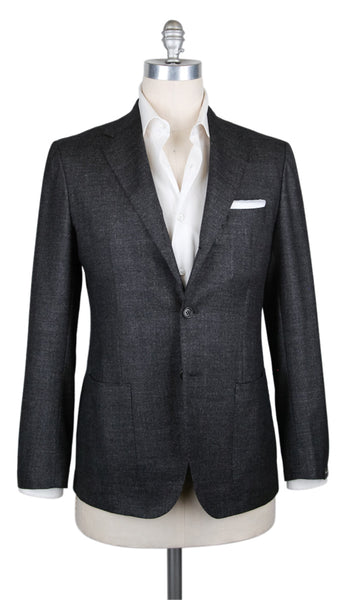 Sartorio Napoli Charcoal Gray Melange Sportcoat - (SA1024173) - Parent
