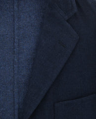 Sartorio Napoli Navy Blue Solid Sportcoat - (SA914177) - Parent