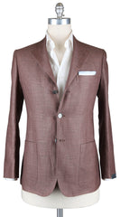 New $2400 Sartorio Napoli Brown Plaid Sportcoat - 40/50 - (UGG322S410709)