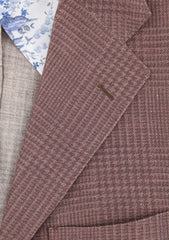 New $2400 Sartorio Napoli Brown Plaid Sportcoat - 40/50 - (UGG322S410709)