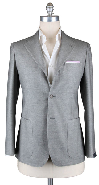 New $3000 Sartorio Napoli Light Gray Wool Sportcoat - 40/50 - (UGG322S432503)
