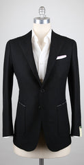 Luigi Borrelli Black Sportcoat - 40/50 - (LIPARI/B90/C/R8)