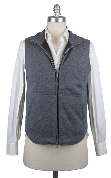Svevo Parma Gray Cashmere Solid Vest - (MP012V22AA) - Parent