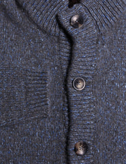 Svevo Parma Gray Cashmere Mock Turtleneck Jacket - (1827) - Parent