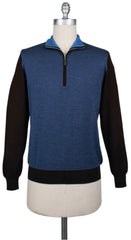 Svevo Parma Blue Sweater - 1/4 Zip - XX Large/56 - (6110SA13MP062V12I)