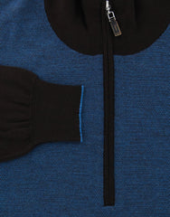 Svevo Parma Blue Sweater - 1/4 Zip - (6110SA13MP062V12I) - Parent