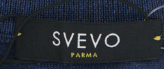 Svevo Parma Blue Cashmere Blend Sweater Jacket - Full Zip - (504) - Parent