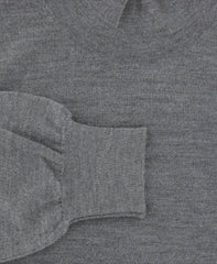 $900 Svevo Parma Gray Mock Turtleneck Sweater - (SV930263) - Parent