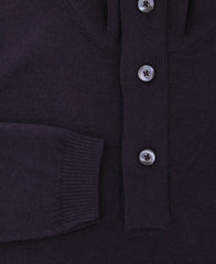 Svevo Parma Purple Wool Sweater - 1/4 Zip - (55) - Parent