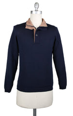 Svevo Parma Navy Blue Wool Sweater - (0917AI14MP09V21D) - Parent