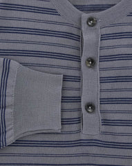 Svevo Parma Gray Wool Sweater - 1/4 Button - Medium/50 - (1320SVAIX18)