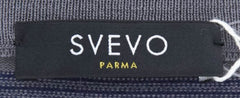 Svevo Parma Gray Wool Sweater - 1/4 Button - Medium/50 - (1320SVAIX18)