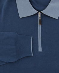 Svevo Parma Blue Wool Sweater - (1373SA13MP13V15B) - Parent