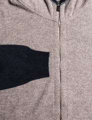 Svevo Parma Brown Cashmere Hoodie Sweater - (1810) - Parent