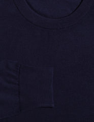 Svevo Parma Navy Blue 100% Wool Crewneck Sweater (1826) - Parent
