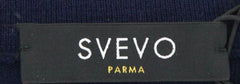 $450 Svevo Parma Dark Blue Cotton Crewneck Sweater - (SV930262) - Parent