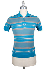 Svevo Parma Blue Cotton Polo - Large/52 - (SV46136SE17MP46V9E)