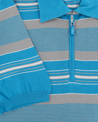 Svevo Parma Blue Cotton Polo - (SV46136SE17MP46V9E) - Parent