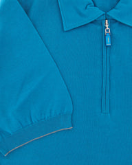 Svevo Parma Blue Cotton Polo - (SV46139SE17MP4672S) - Parent