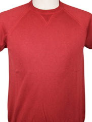 Svevo Parma Red Vintage Wash Crewneck Cotton T-Shirt - (GZ) - Parent