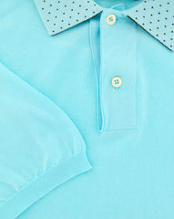 Svevo Parma Light Blue Cotton Polo - (MP46V133) - Parent